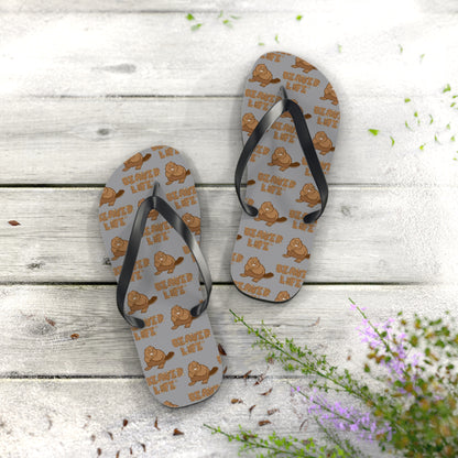 Beaver Flip Flops - Gray