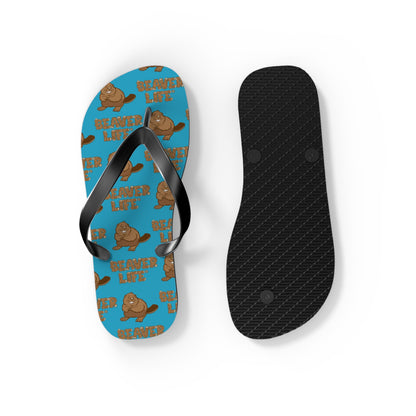 Beaver Flip Flops - Turquoise