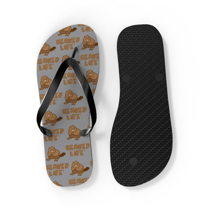 Beaver Flip Flops - Gray